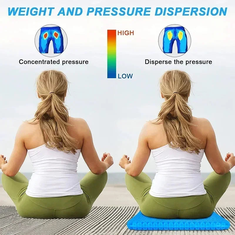 HexComfort Pro Gel Seat Cushion
